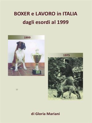cover image of Boxer e lavoro in Italia dagli esordi al 1999